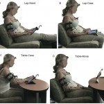 Gli utenti di tablet assumono posture scorrette mentre utilizzano il proprio dispositivo