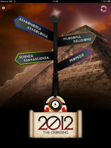 2012 TheCrossing, tutte le teorie più interessanti sul 2012 raccolte in un gioco per iPad