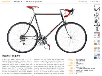 Le biciclette arrivano su iPad con l’applicazione Cyclepedia
