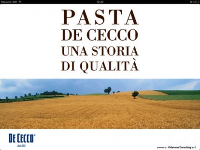 Pasta De Cecco: una storia di qualità – disponibile su App Store