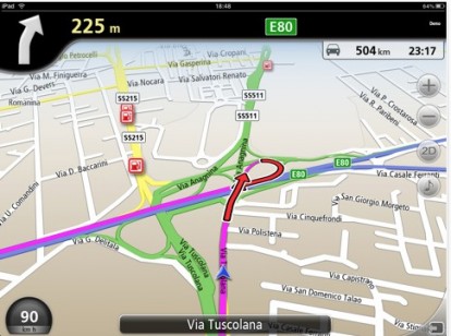 Navmii: tutti i navigatori satellitari per iPad in offerta a 2,99€