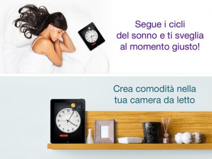 Sveglia Intelligente per iPad: la sveglia che ti aiuta a dormire bene e ti garantisce il risveglio al momento giusto