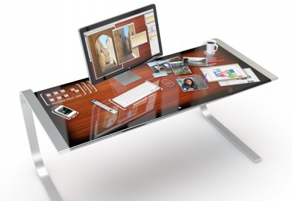 iDesk: concept di una scrivania multi-touch in stile Apple