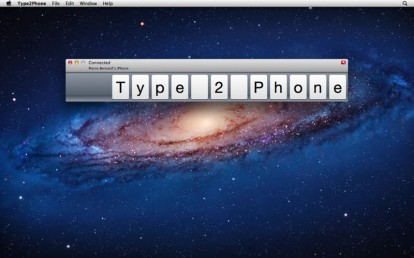 Scrivi da Mac su iPhone ed iPad con Type2Phone