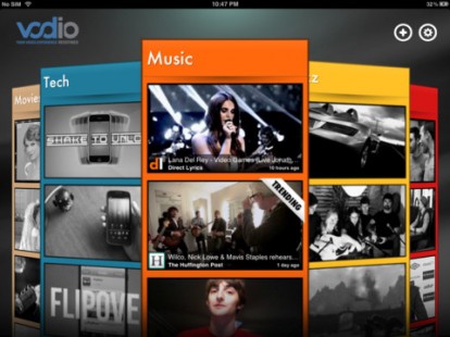 Vodio per iPad: una nuova applicazione per la visualizzazione di video in rete