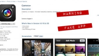 Individuata e rimossa una versione fasulla di Camera+