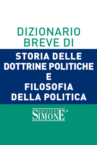 Dizionario breve di storia delle dottrine politiche e filosofia della politica: ancora un volume digitale Edizioni Simone