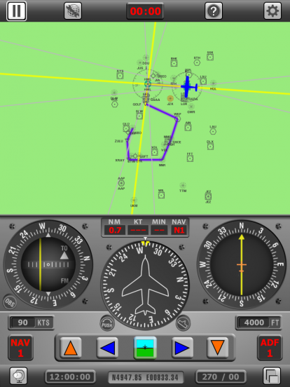 Radio Navigation Simulator, l’app per scoprire o rispolverare la navigazione VOR, DME e ADF