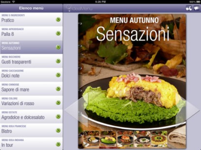 Idea Menù Vol.1: l’app per iOS che aiuta gli utenti a realizzare in cucina interi menu e non solo singole portate!