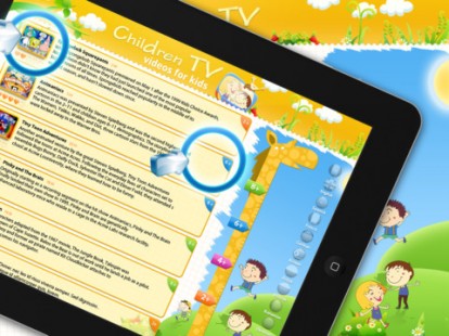 Children TV, la raccolta di cartoni animati da guardare con l’iPad di mamma e papà