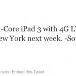 CNBC: “La prossima settimana sarà presentato l’iPad 3 con processore Quad-Core”