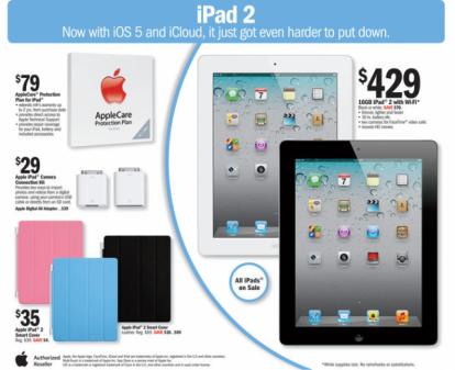 Meijer vende l’iPad 2 a soli 429$, si avvicina il lancio dell’iPad 3