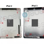 Il possibile pannello posteriore di un iPad 3 mostra spazio sufficiente per una batteria più grande ed un nuovo LCD