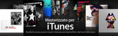 ‘Masterizzato per iTunes’: una nuova sezione contenente musica ad alta fedeltà