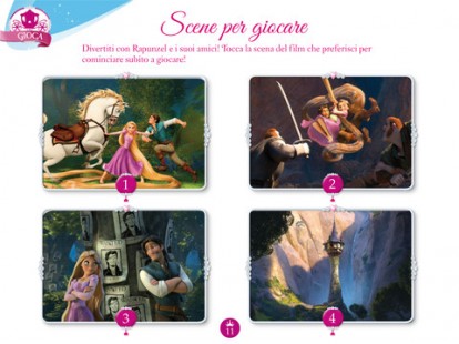 Una nuova storia di Rapunzel su iPad