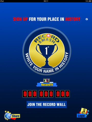Record Smash, il primo tentativo di record mondiale su App Store