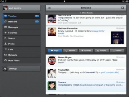 TweetBot per iPad: uno dei client Twitter più attesi – VideoRecensione