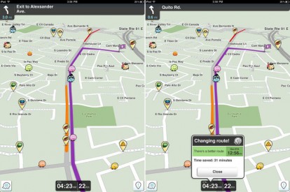 Waze, il navigatore social per iPad, si aggiorna alla versione 3.1