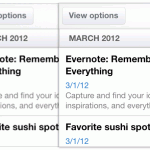 Evernote si aggiorna e diventa compatibile con il Retina Display del nuovo iPad