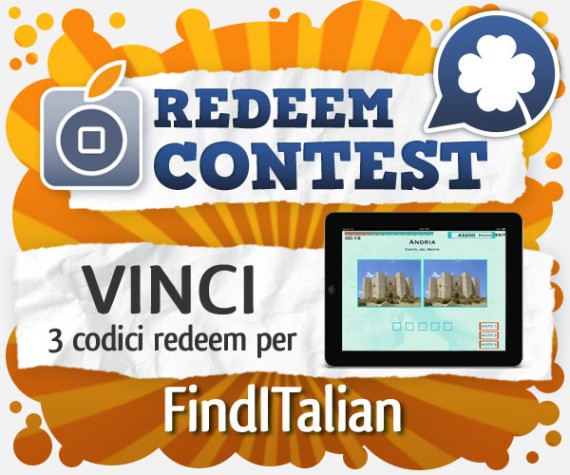 CONTEST: vinci 3 codici redeem per FindITalian [VINCITORI]