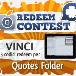 CONTEST: vinci 3 codici redeem per Quotes Folder [VINCITORI]