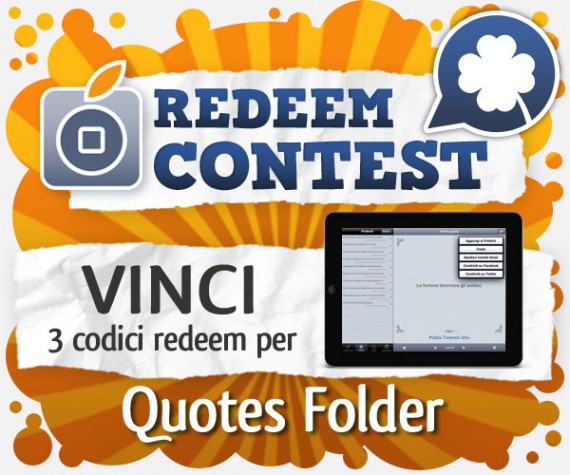 CONTEST: vinci 3 codici redeem per Quotes Folder [VINCITORI]