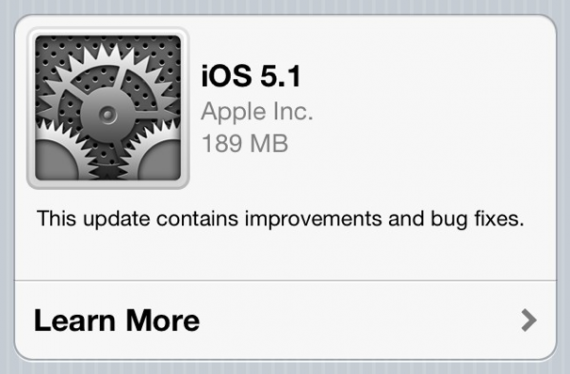 Finalmente disponibile iOS 5.1 per tutti gli utenti! [Aggiornato con i link diretti]