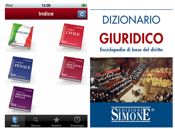 i4Codici e Dizionario Giuridico: altre due apps delle Edizioni Simone!