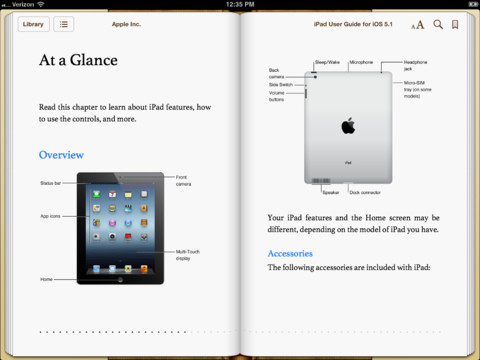 Disponibile su iBooks Store l’iPad User Guide for iOS 5.1