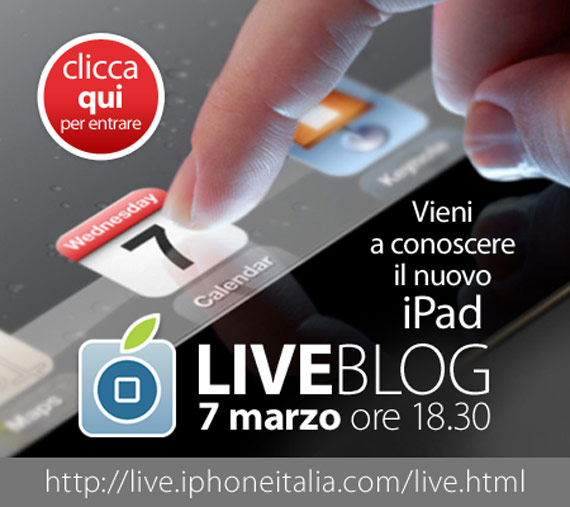 Evento Apple: segui la diretta della presentazione del nuovo iPad su SpinBlog!