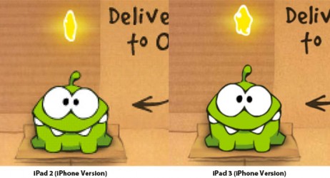 Il nuovo iPad utilizza la grafica Retina delle applicazioni ottimizzate per iPhone