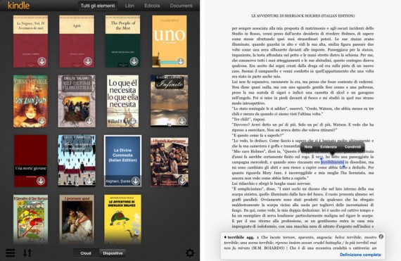 Aggiornamento Kindle per iOS: supporto al Retina display e nuova visualizzazione della libreria
