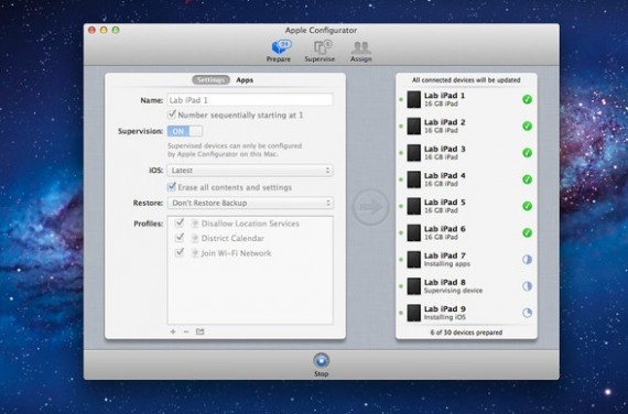 Apple Configurator, l’app per Mac che rende facile la configurazione di iDevice per imprese e scuole!