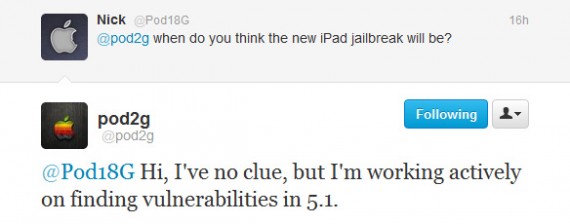 Pod2G: sono già al lavoro sul jailbreak untethered di iOS 5.1