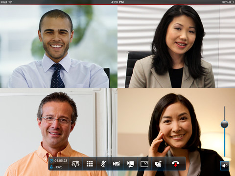 Videoconferenza professionale e aziendale su iPad con Polycom