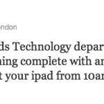 Harrods comunica che l’Apple Store verrà aperto domattina alle 10