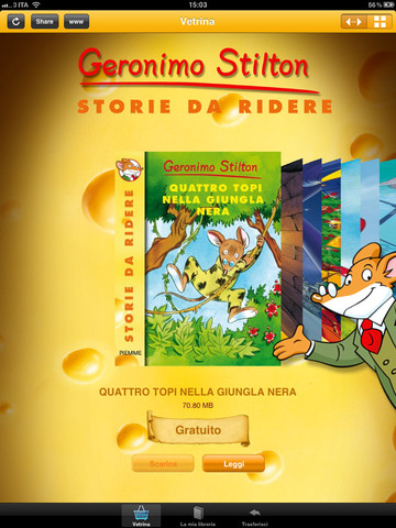 Storie da Ridere – Geronimo Stilton approda su iPad!