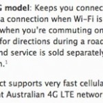 Apple aggiorna la pagina del nuovo iPad in Australia: “Niente 4G”
