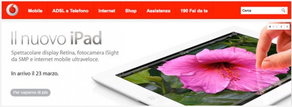 Anche Vodafone rimarrà aperta tutta la notte per vendere il nuovo iPad!
