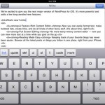 Nuovo update per l’app WordPress
