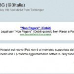 3 Italia: “Presto abiliteremo l’Hotspot Personale su iPad”