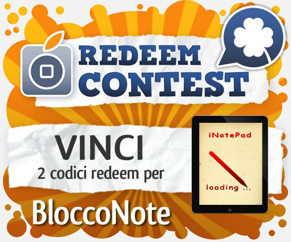 CONTEST: vinci 2 codici redeem per BloccoNote [VINCITORI]