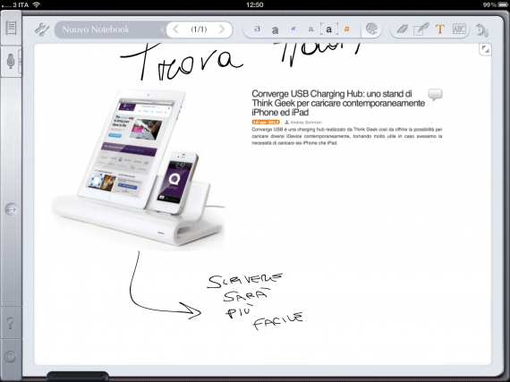 Notes Plus: prendi appunti, naviga in Internet ed esporta in PDF – La recensione di iPadItalia