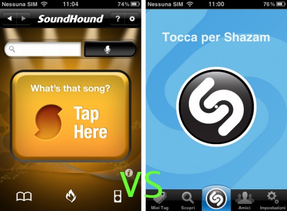 Shazam vs SoundHound – Il confronto di iPadItalia