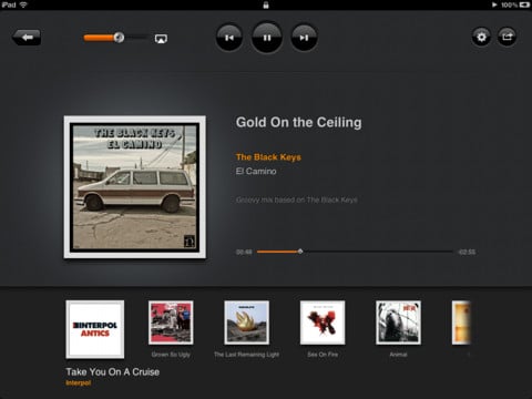 Nuovo aggiornamento per Groove 2, il player musicale alternativo per iPad