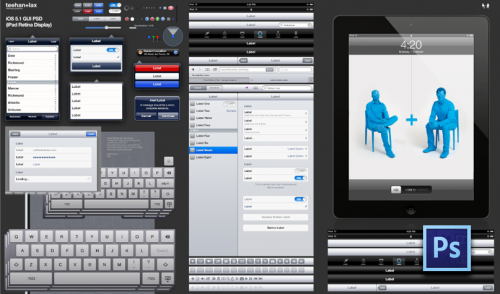 Disponibile la GUI in formato PSD del nuovo iPad