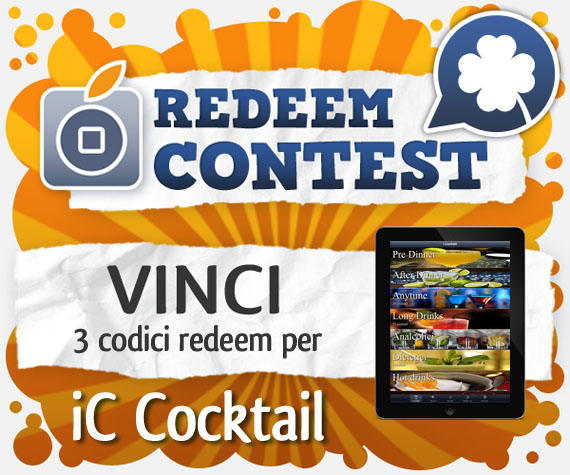 CONTEST: vinci 3 codici redeem per iC Cocktail [VINCITORI]