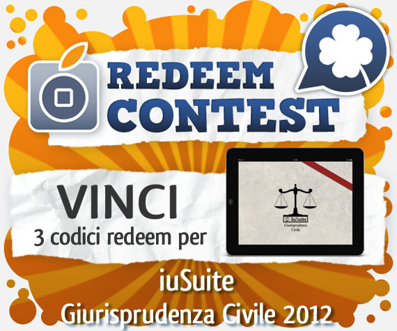 CONTEST: vinci 3 codici redeem per iuSuite – Giurisprudenza Civile 2012 [VINCITORI]