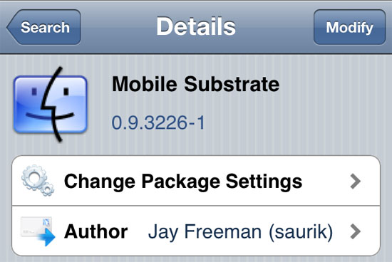 Il Mobile Substrate si aggiorna ed introduce la possibilità di disattivare le estensioni all’avvio dell’iPad – Cydia