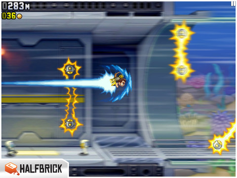 Jetpack Joyride si aggiorna alla versione 1.3 con l’introduzione dei gadgets!